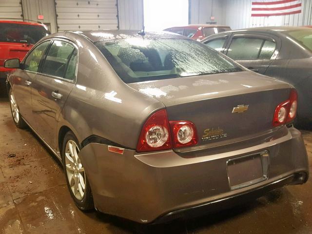 1G1ZE5EB8AF134407 - 2010 CHEVROLET MALIBU LTZ BROWN photo 3