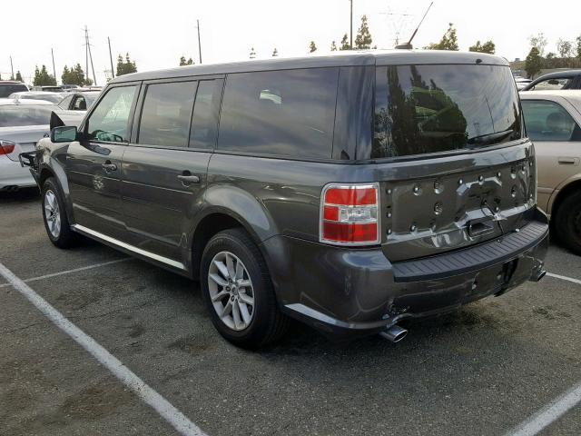 2FMGK5B8XJBA07803 - 2018 FORD FLEX SE CHARCOAL photo 3