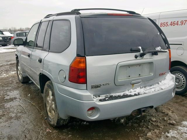 1GKDT13S072229244 - 2007 GMC ENVOY SILVER photo 3