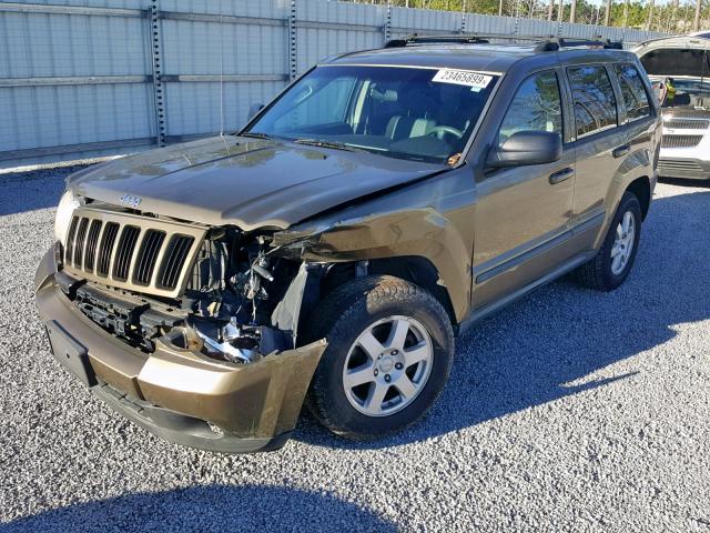 1J8GS48K69C528104 - 2009 JEEP GRAND CHER GREEN photo 2