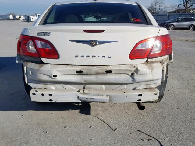 1C3LC46R18N174180 - 2008 CHRYSLER SEBRING LX WHITE photo 9