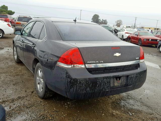 2G1WB58K389144899 - 2008 CHEVROLET IMPALA LS BLACK photo 3