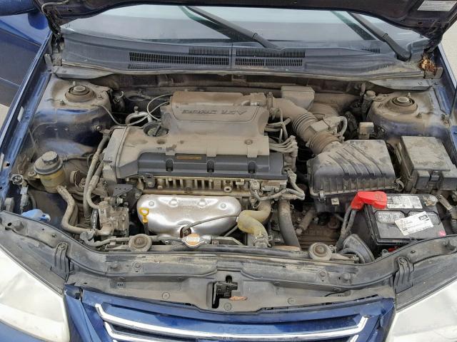 KNAFE121075483443 - 2007 KIA SPECTRA EX BLUE photo 7