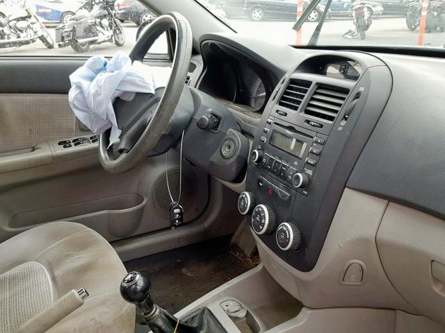 KNAFE121075483443 - 2007 KIA SPECTRA EX BLUE photo 9