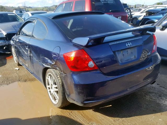 JTKDE177160127613 - 2006 TOYOTA SCION TC 蓝色 照片 3