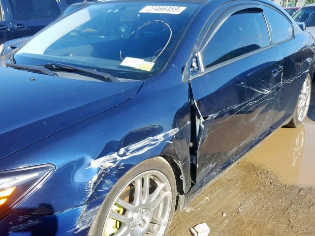 JTKDE177160127613 - 2006 TOYOTA SCION TC 蓝色 照片 9