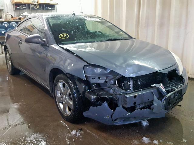 1G2ZH17N884119382 - 2008 PONTIAC G6 GT GRAY photo 1