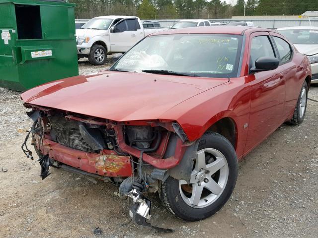 2B3KA33V39H638266 - 2009 DODGE CHARGER SX RED photo 2