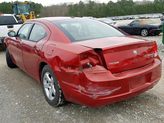 2B3KA33V39H638266 - 2009 DODGE CHARGER SX RED photo 3