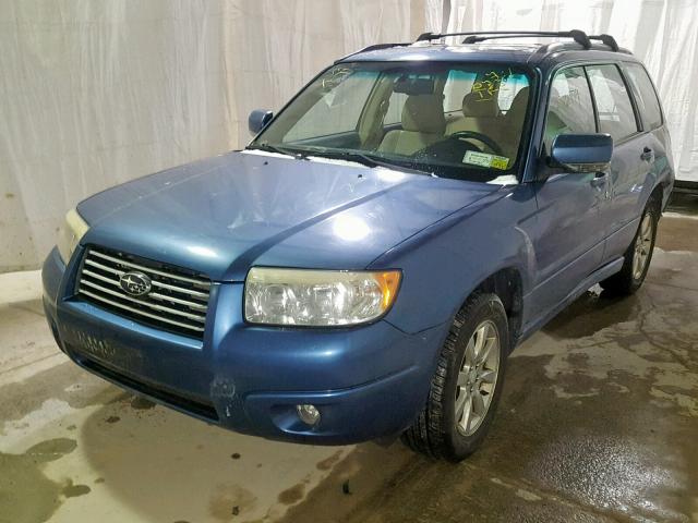 JF1SG65698H729198 - 2008 SUBARU FORESTER 2 BLUE photo 2