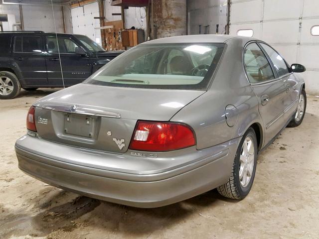 1MEFM50U22G631050 - 2002 MERCURY SABLE GS GREEN photo 4