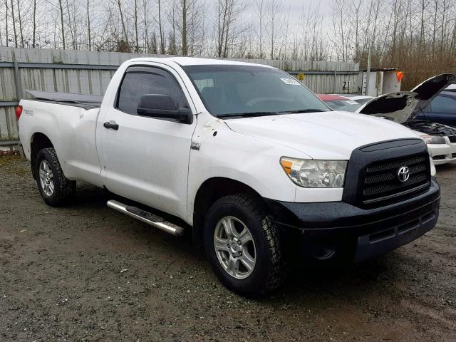 5TFMT52117X004264 - 2007 TOYOTA TUNDRA WHITE photo 1