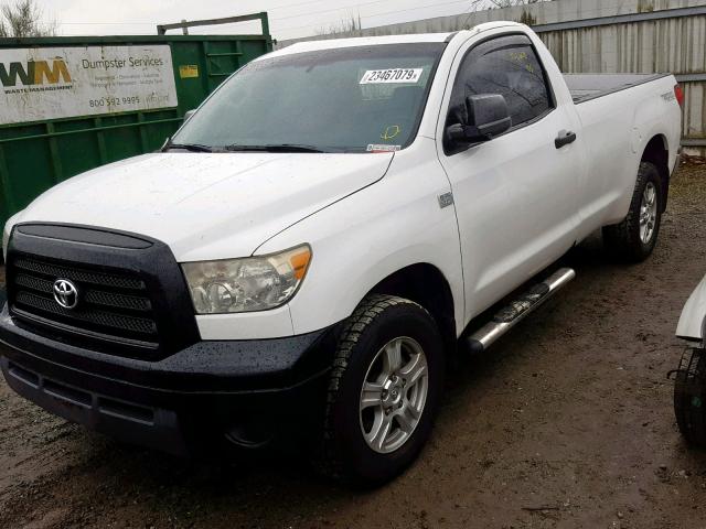 5TFMT52117X004264 - 2007 TOYOTA TUNDRA WHITE photo 2