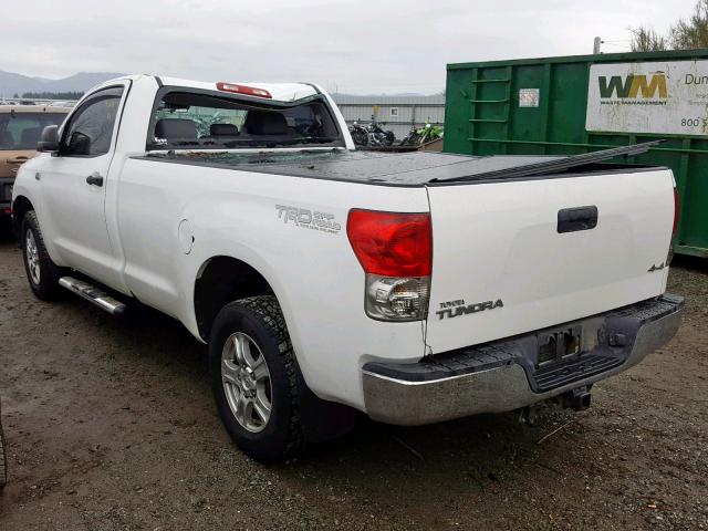 5TFMT52117X004264 - 2007 TOYOTA TUNDRA WHITE photo 3