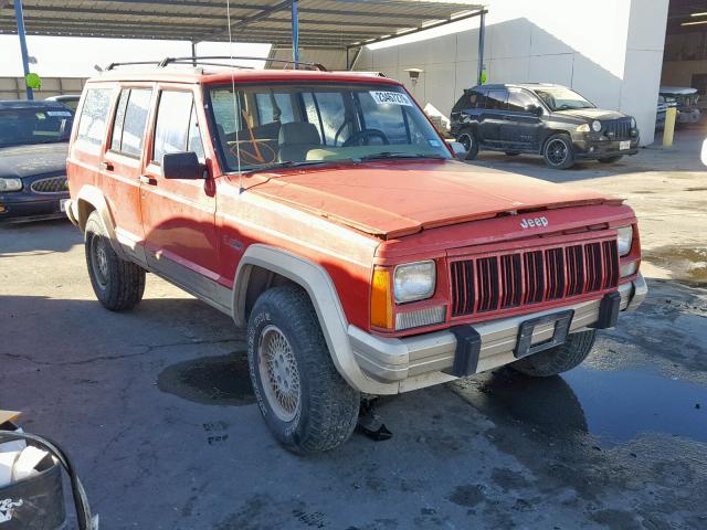 1J4FT78S9PL534889 - 1993 JEEP CHEROKEE C RED photo 1