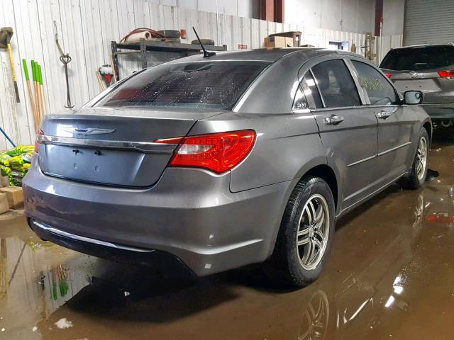 1C3CCBAB9CN168473 - 2012 CHRYSLER 200 LX GRAY photo 4