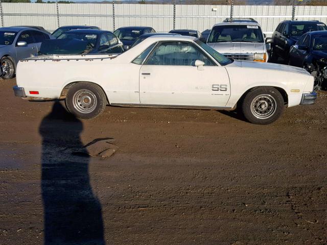 3GCCW80H2FS907219 - 1985 CHEVROLET EL CAMINO WHITE photo 9