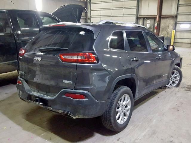 1C4PJMCS8FW703173 - 2015 JEEP CHEROKEE L GRAY photo 4