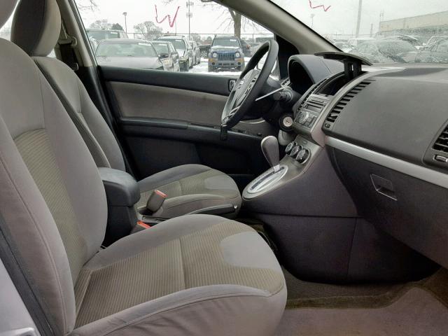 3N1AB6APXAL729630 - 2010 NISSAN SENTRA 2.0 SILVER photo 5