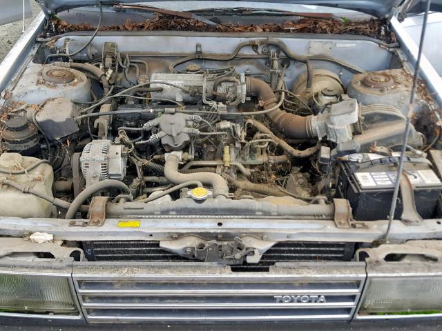 JT2SV12E3G0480319 - 1986 TOYOTA CAMRY DLX 蓝色 照片 7