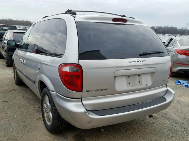 1D4GP45R06B500801 - 2006 DODGE CARAVAN SX SILVER photo 3