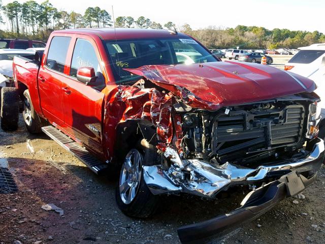 3GCPCREC3JG262430 - 2018 CHEVROLET SILVERADO RED photo 1