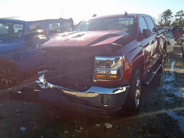 3GCPCREC3JG262430 - 2018 CHEVROLET SILVERADO RED photo 2