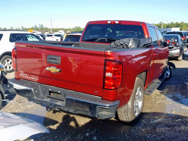 3GCPCREC3JG262430 - 2018 CHEVROLET SILVERADO RED photo 4