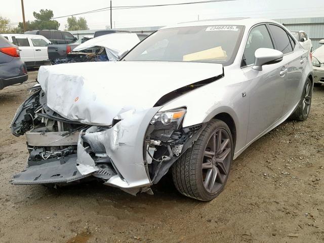 JTHBE1D22E5014258 - 2014 LEXUS IS 350 SILVER photo 2