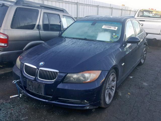 WBAVB33586KR74814 - 2006 BMW 330 I BLUE photo 2