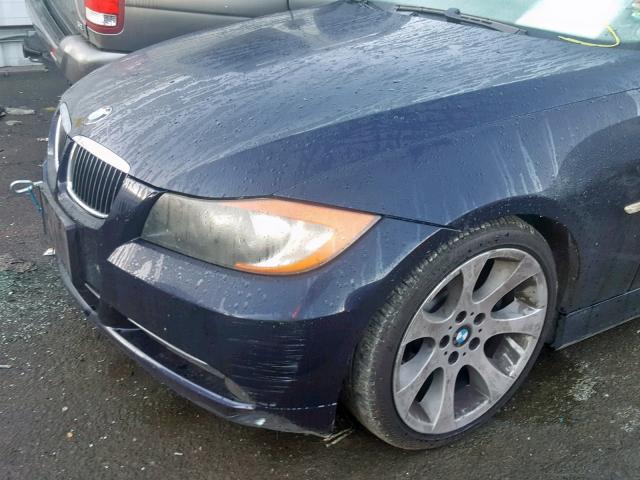 WBAVB33586KR74814 - 2006 BMW 330 I BLUE photo 9