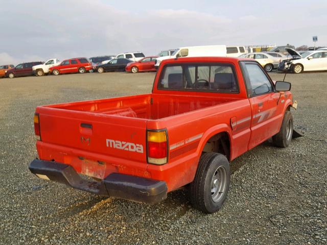 JM2UF1239M0117008 - 1991 MAZDA B2200 SHOR RED photo 4