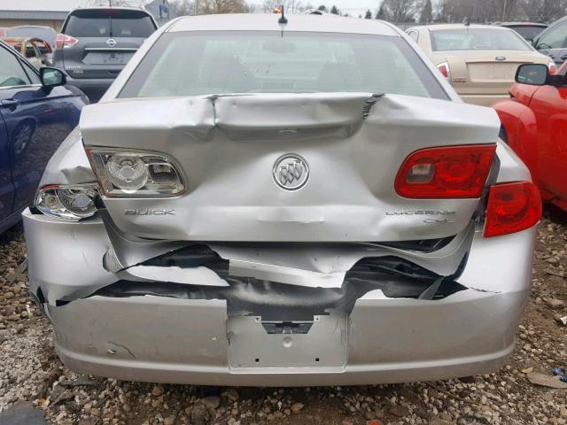 1G4HD572X8U110226 - 2008 BUICK LUCERNE CX ვერცხლისფერი ფოტო 10