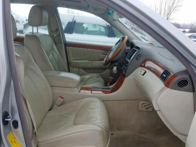 JTHBN30F630123031 - 2003 LEXUS LS 430 BEIGE photo 5