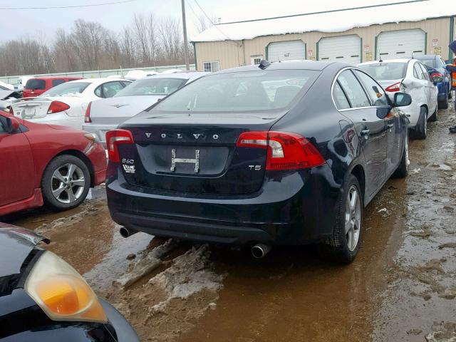 YV1612FS8D2184264 - 2013 VOLVO S60 T5 BLACK photo 4