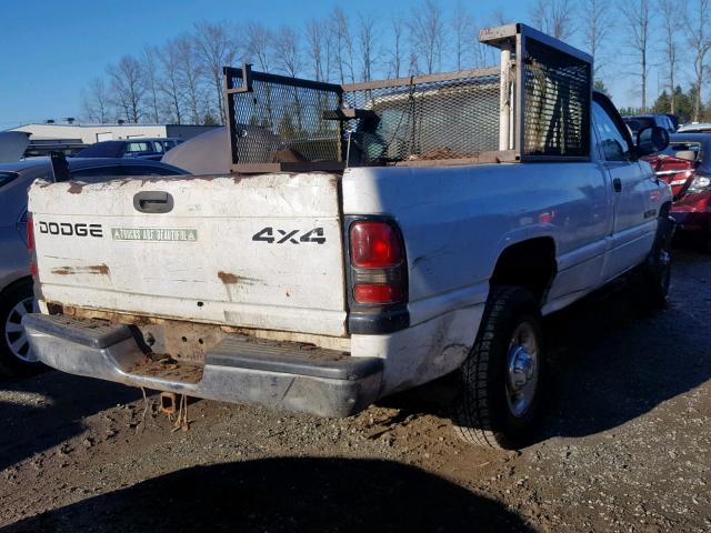 3B7KC26Z3YM208058 - 2000 DODGE RAM 2500 WHITE photo 4