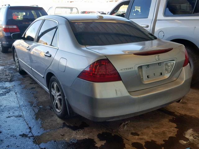 JHMCM56877C004548 - 2007 HONDA ACCORD EX SILVER photo 3