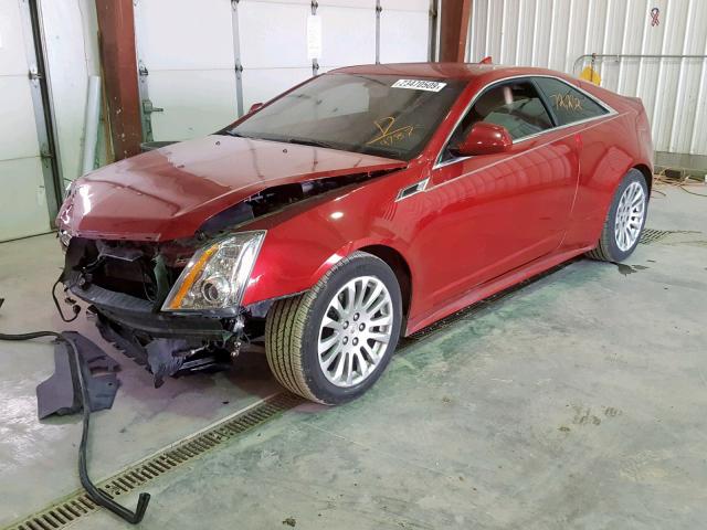 1G6DJ1ED9B0109787 - 2011 CADILLAC CTS PERFOR RED photo 2