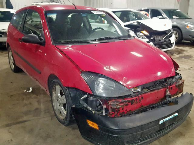 3FAFP31313R123297 - 2003 FORD FOCUS ZX3 RED photo 1