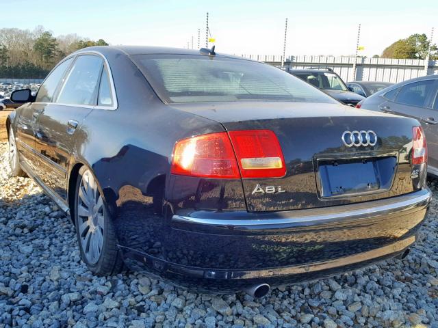 WAUML44E25N015998 - 2005 AUDI A8 L QUATT BLACK photo 3