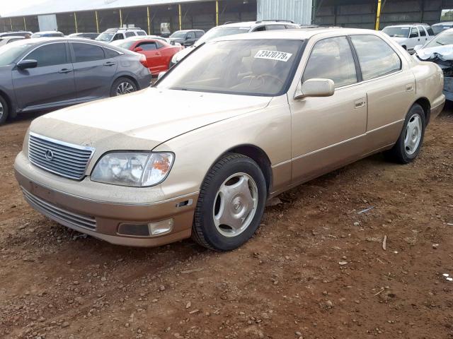 JT8BH28F8Y0167304 - 2000 LEXUS LS 400 GOLD photo 2