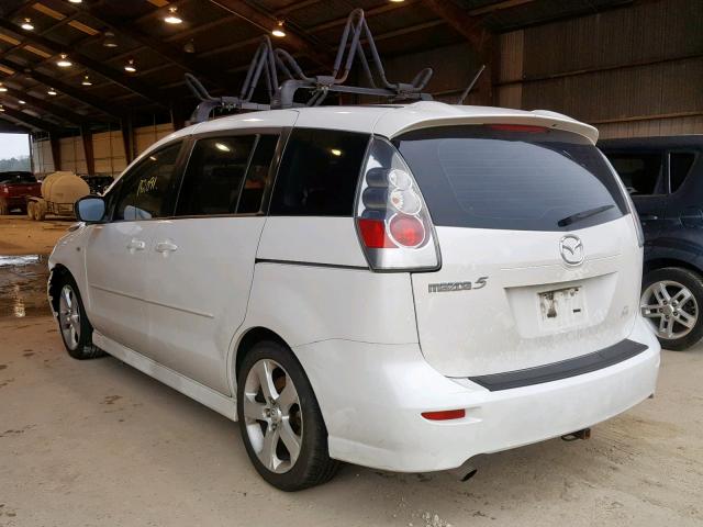 JM1CR293860122240 - 2006 MAZDA 5 WHITE photo 3