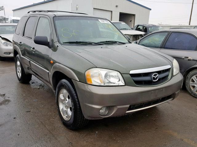 4F2CU081X2KM41771 - 2002 MAZDA TRIBUTE LX GREEN photo 1