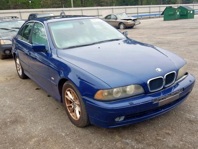 WBADT43473G032144 - 2003 BMW 525 I AUTO BLUE photo 1