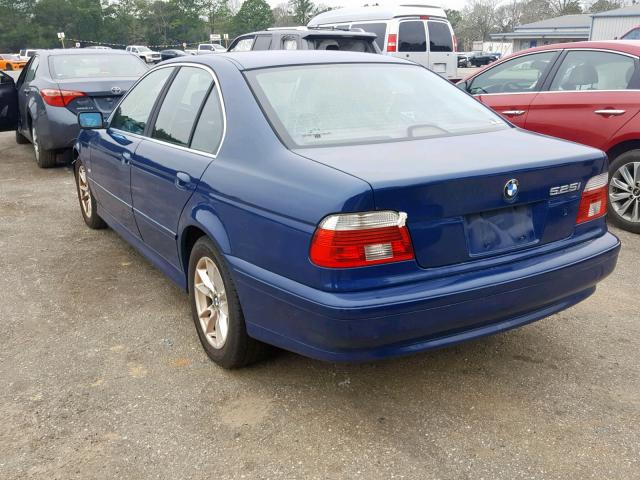WBADT43473G032144 - 2003 BMW 525 I AUTO BLUE photo 3
