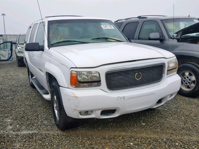 1GYEK13R4XR412602 - 1999 CADILLAC ESCALADE WHITE photo 1