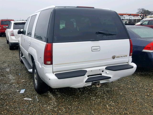 1GYEK13R4XR412602 - 1999 CADILLAC ESCALADE WHITE photo 3