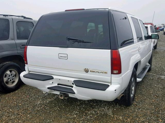 1GYEK13R4XR412602 - 1999 CADILLAC ESCALADE WHITE photo 4