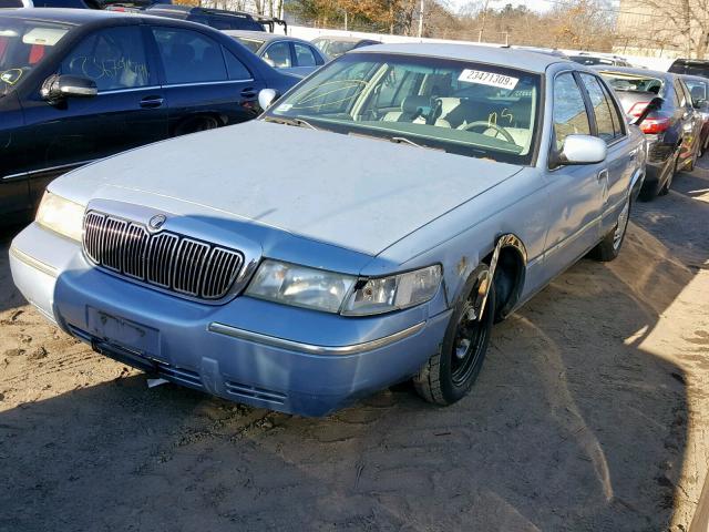 2MEFM75W1WX657869 - 1998 MERCURY GRAND MARQ BLUE photo 2