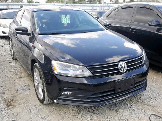 3VWLA7AJ1FM286292 - 2015 VOLKSWAGEN JETTA TDI BLACK photo 1